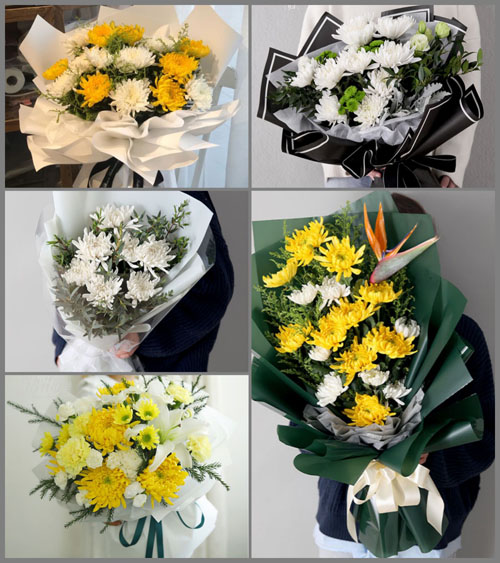 广东梅州市丰顺县汤坑镇东山村白事花束代送